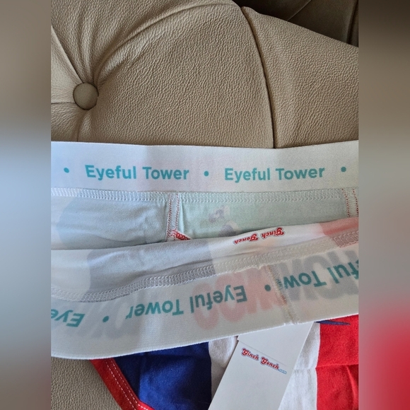 Ginch Gonch Paris Eyeful Tower Briefs Live Like A Kid Underware Panties Size L - Picture 3 of 4